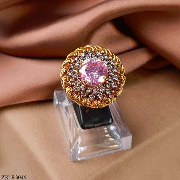 PINK STONE RING