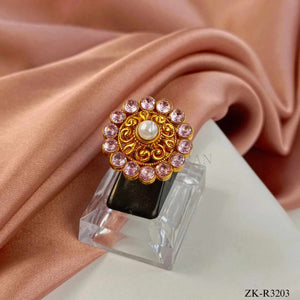 PINK STONES RING