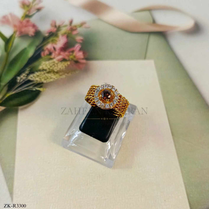 COFFEE STONE RING