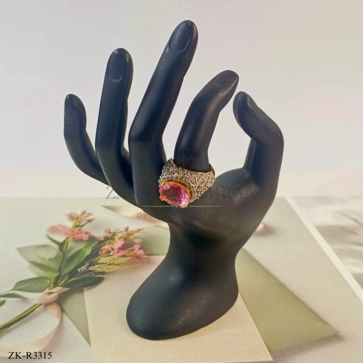 PINK STONES RING