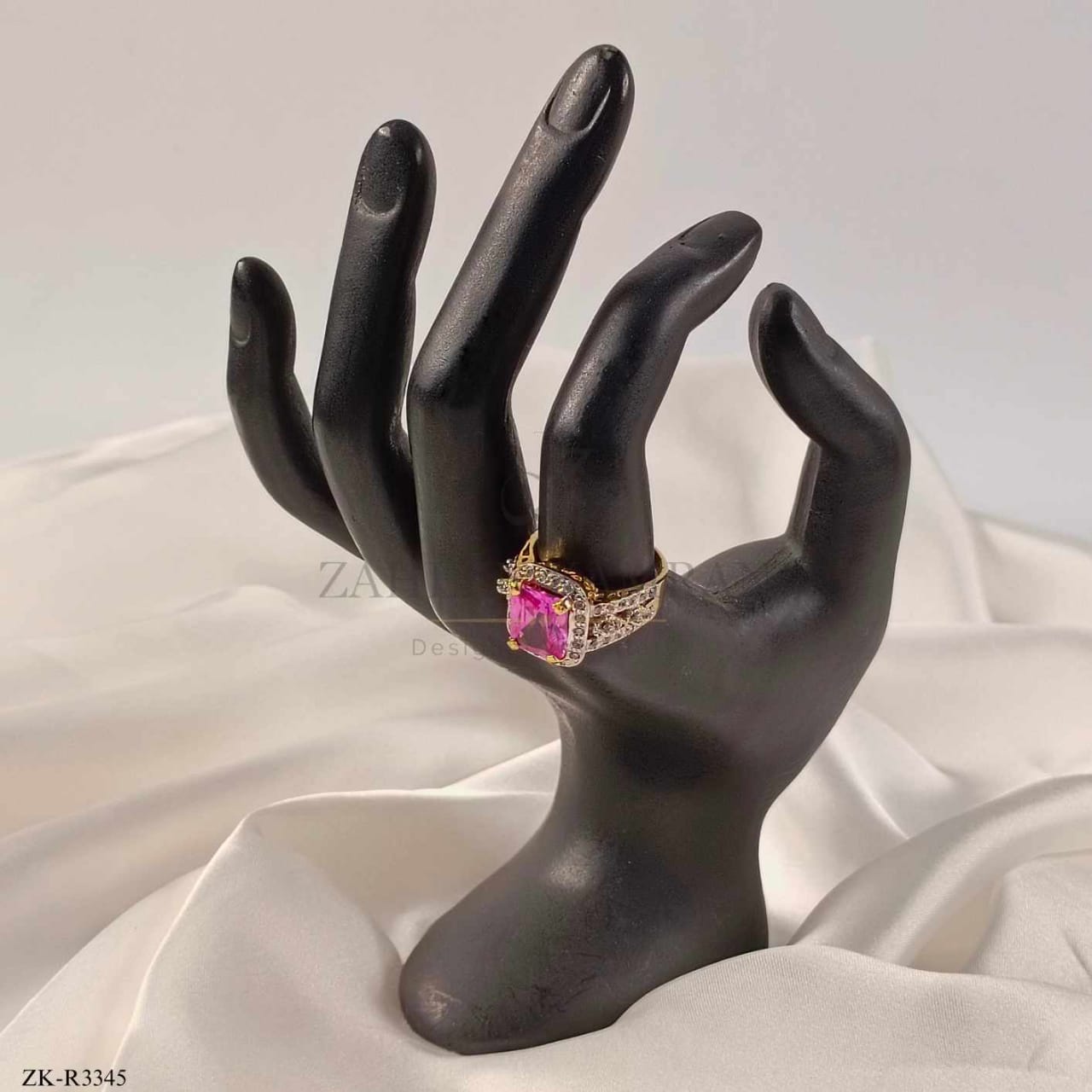 PINK STONE RING