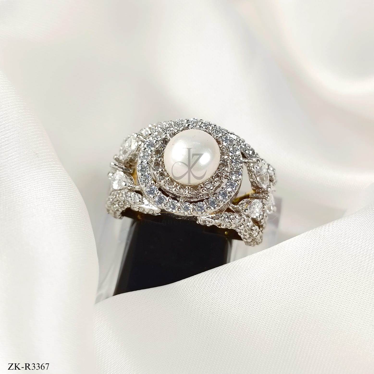 925 PEARL SILVER RING