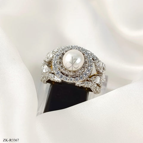 925 PEARL SILVER RING