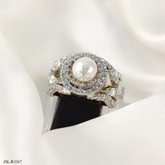 925 PEARL SILVER RING