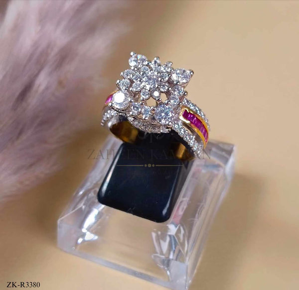 ZIRCONIAN RUBY RING