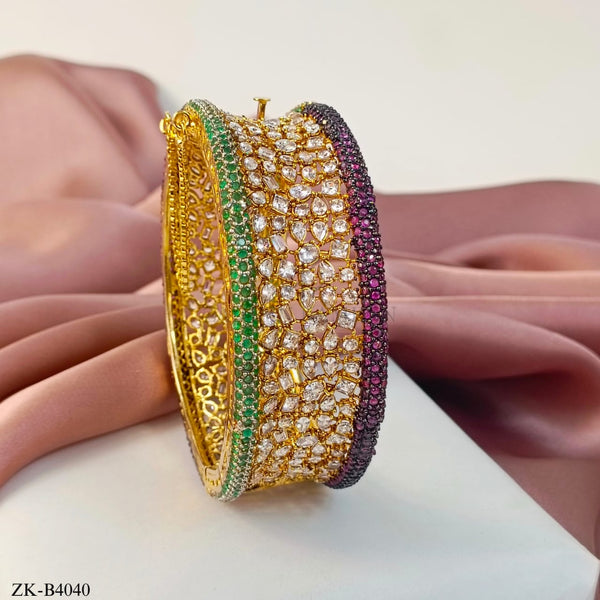 RUBY EMERALD BANGLE